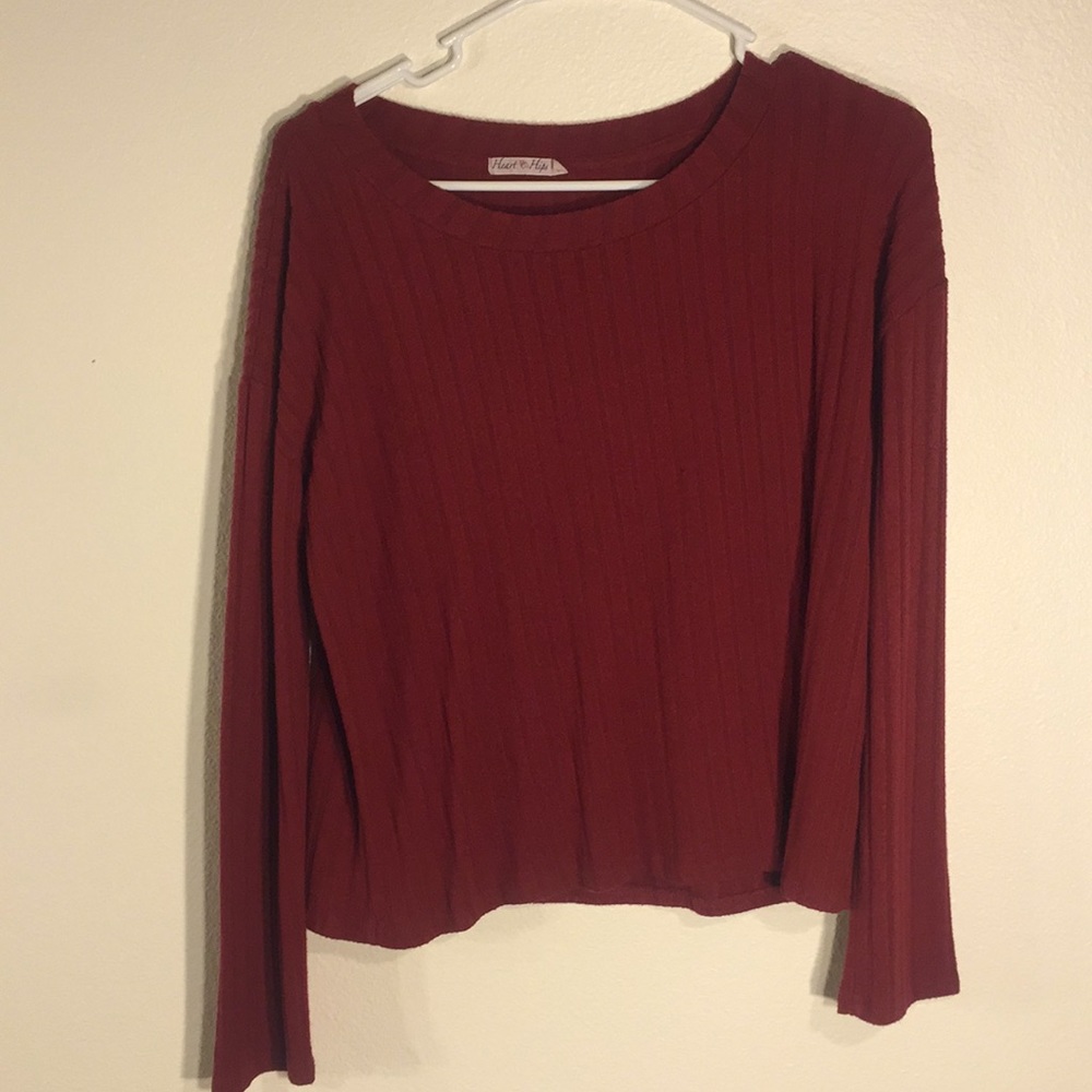 Ribbed long sleeve